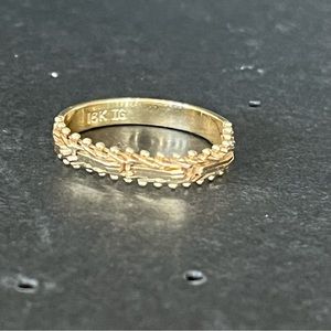 Imperial Gold Mirror Band Ring 18K